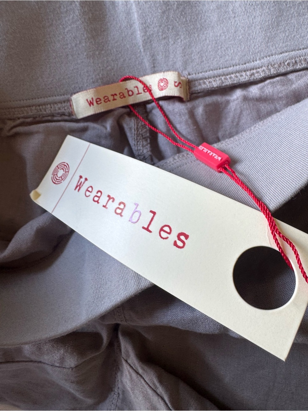 Wearables Wide Leg Taupe Linen-Blend Pants - Picture 4 of 12